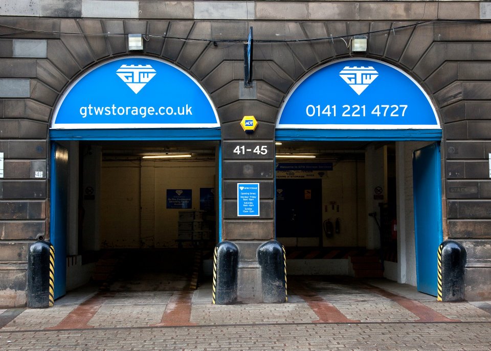 A photo of GTW Storage's loading bays